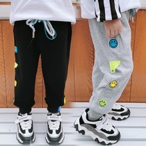 Boy pants 2022 new autumn clothes casual long pants CUHK Tong Chunqiu Boys loose sports Methodist handsome and damp
