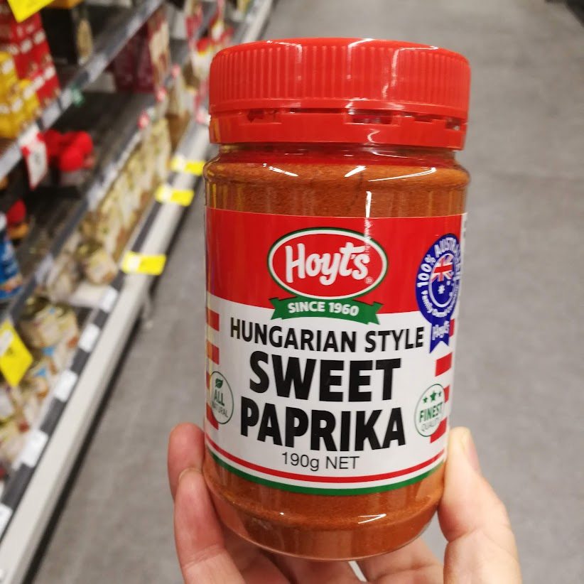 澳洲原装进口甜椒粉Hoyts匈牙利辣椒粉调味烤鸡义大利面用香辛料190g