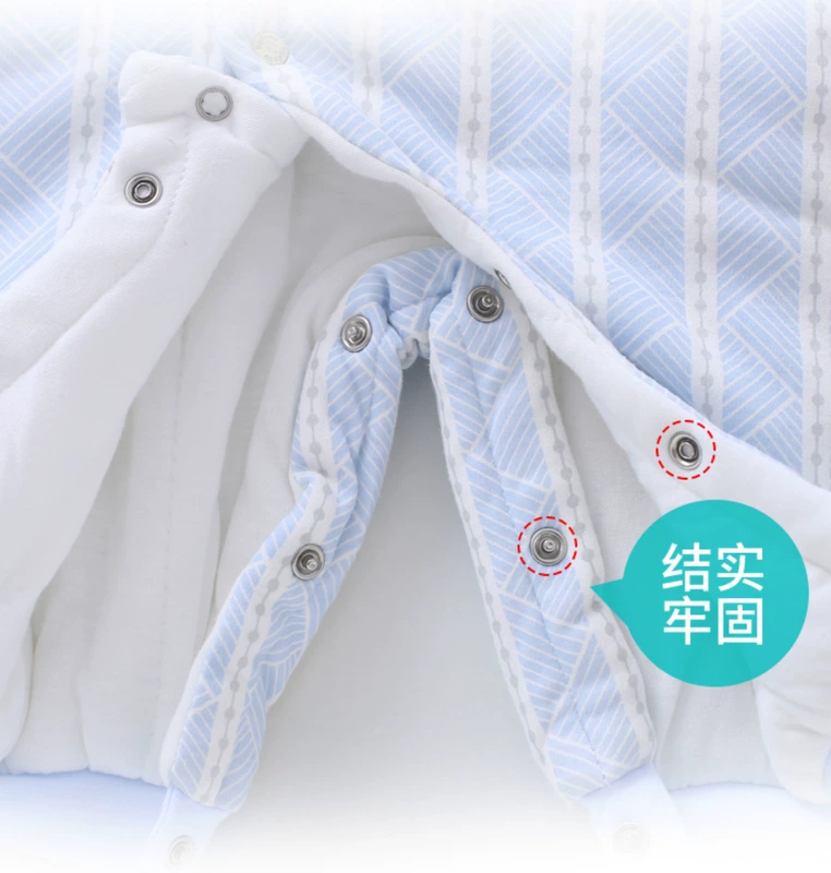 Quần áo sơ sinh cho bé mùa thu đông dày Quần áo sơ sinh cotton ấm cho bé sơ sinh 0-3 tháng mùa đông jumsuit nhung trẻ em