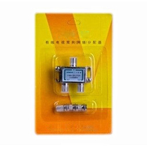 Closed circuit cable TV splitter 1 2 CCTV splitter TV signal splitter 1 2