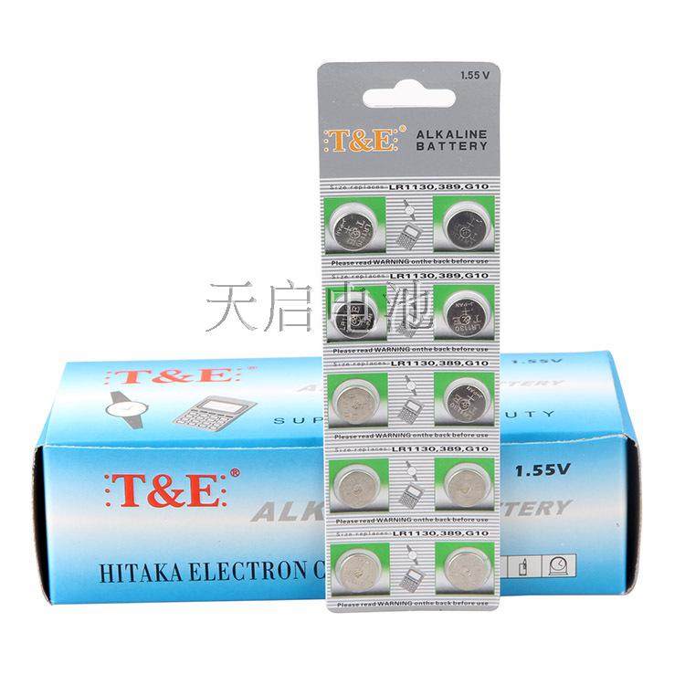AG10 TE Dual LR1130 buckle type button BATTERY 389 HAND METER ELECTRONIC 390 ROUND BATTERY