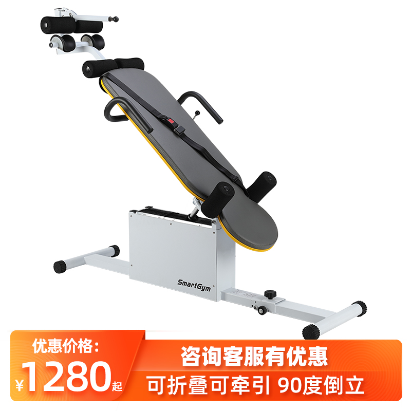 SmartGym Electric Handstand Home Upside Down Hanging Stretch Traction Cervical Lumbar Disc Fitness Equipment