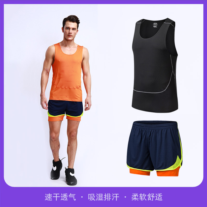 Track and field suit suit men and women competition sportswear marathon running weight loss physical examination training suit morning running exercise