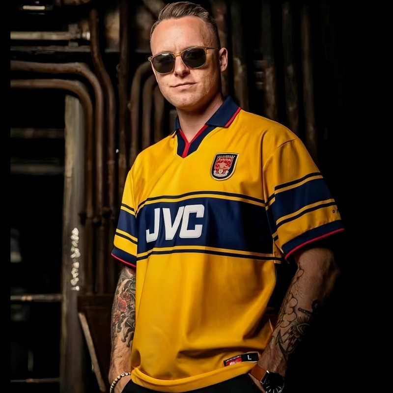 Arsenal Stylish Polo Shirt Premier League Retro Style Jersey Niche Unisex Short-Sleeved Casual Football Shirt