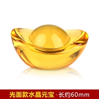 Глянцевый слиток со стразами, 60mm