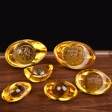 Золотые юаньбао украшения, наличные, цитрин для дома открывает подарки, домохозяева