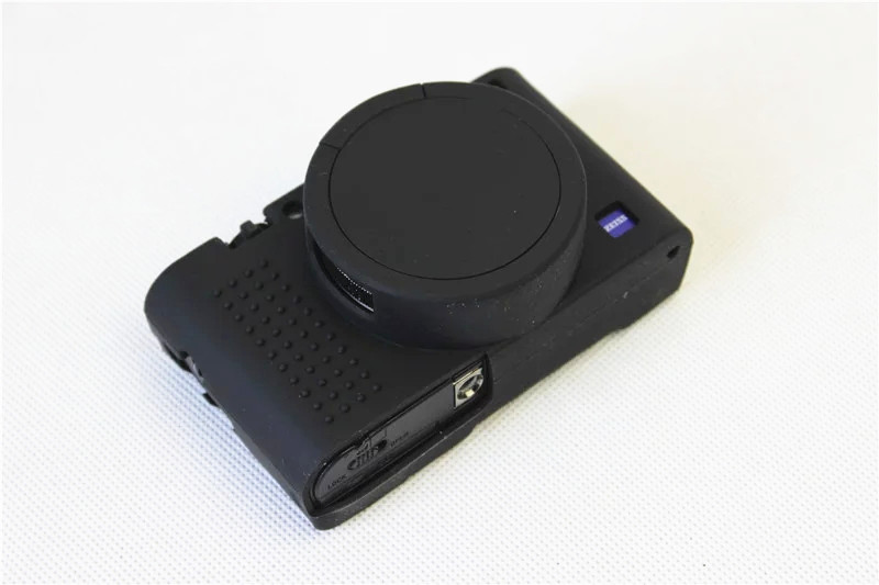 Áp dụng Sony RX100III camera đen bộ thẻ túi của DCS-RX100M3 silicone M4 M5 tay áo bảo vệ - Phụ kiện máy ảnh kỹ thuật số túi máy ảnh sony alpha