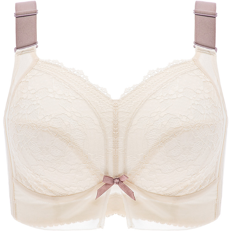 Wire-Free Full Cup Thin Women's Bra 75J80I85H100H100I105H105J Push-Up Intimates