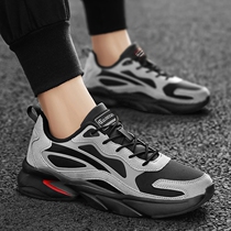 Summer breathable anti - odor - high - code mens shoes spring and autumn 2023 new casual sports shoes mens labor insurance work