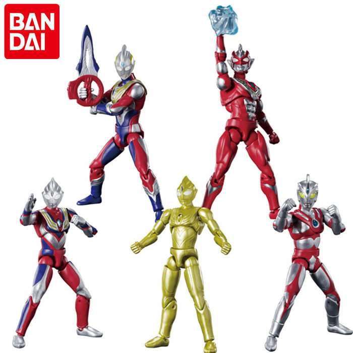 Bandai food play palm-moving Ultraman super-moving a shining Digatrija Esbeta impact assembled dolls