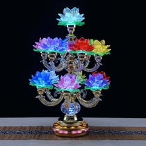 LED13 colorful crystal lotus lanterns lotus lanterns for Buddha lanterns led colorful lanterns Buddhist lanterns
