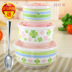 hộp cơm điện mocato Hộp đựng bát sứ tươi ba mảnh đặt bằng gốm có nắp hộp đựng lò vi sóng - Hộp cơm điện sưởi ấm hộp cơm điện chefman Hộp cơm điện sưởi ấm