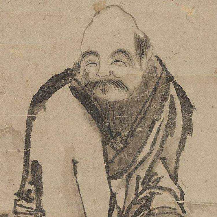 1:1宋晁補之老子騎牛圖真跡複製25x82cm臺北故宮藏畫道家神像- Taobao