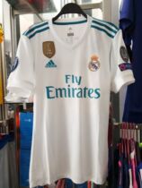 Fan version 2017-18 Real Madrids Champions League version 7 home short sleeve long sleeve jersey AZ8059 Insign DS on the day
