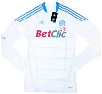 2010-11 Marseille TechFit Player Player Version home long sleeve jersey★DS