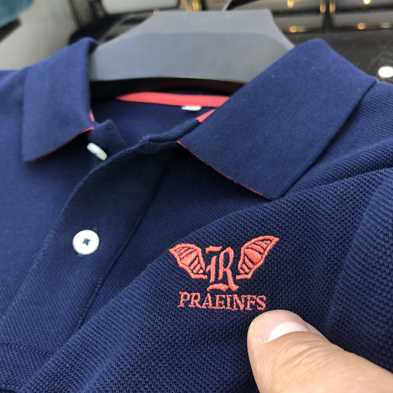 100% cotton ~ polo shirt men short sleeve summer coat large size loose casual collar half sleeved middle-aged men t shirt