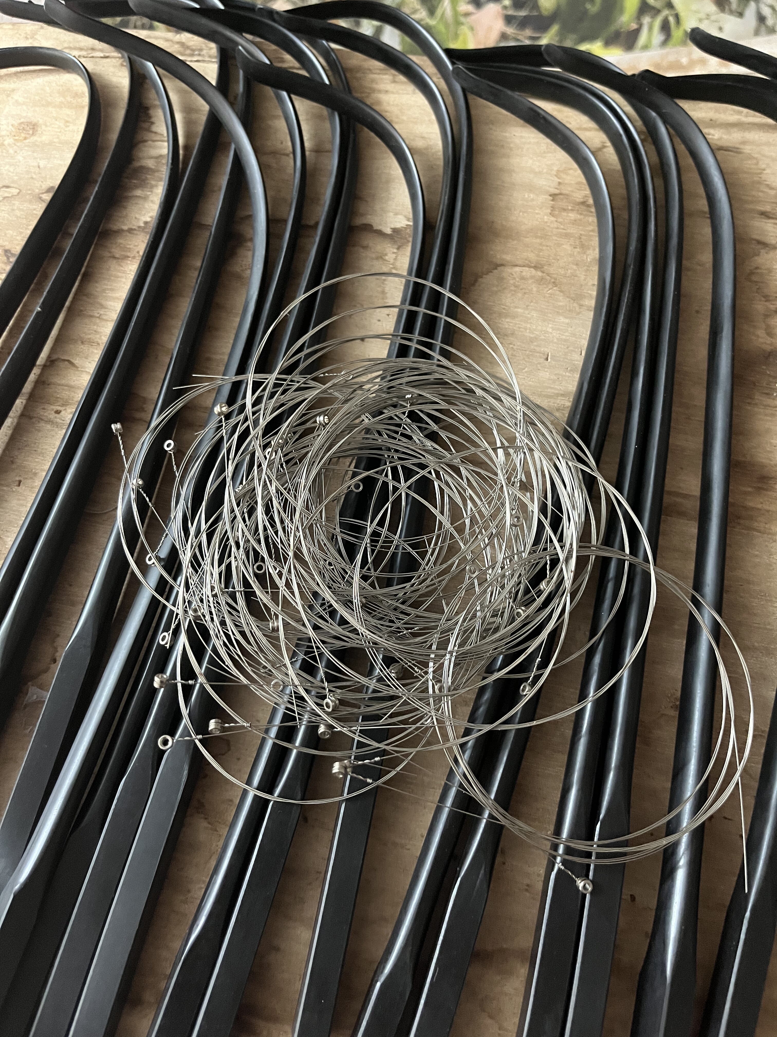 モノコード用の弦2本