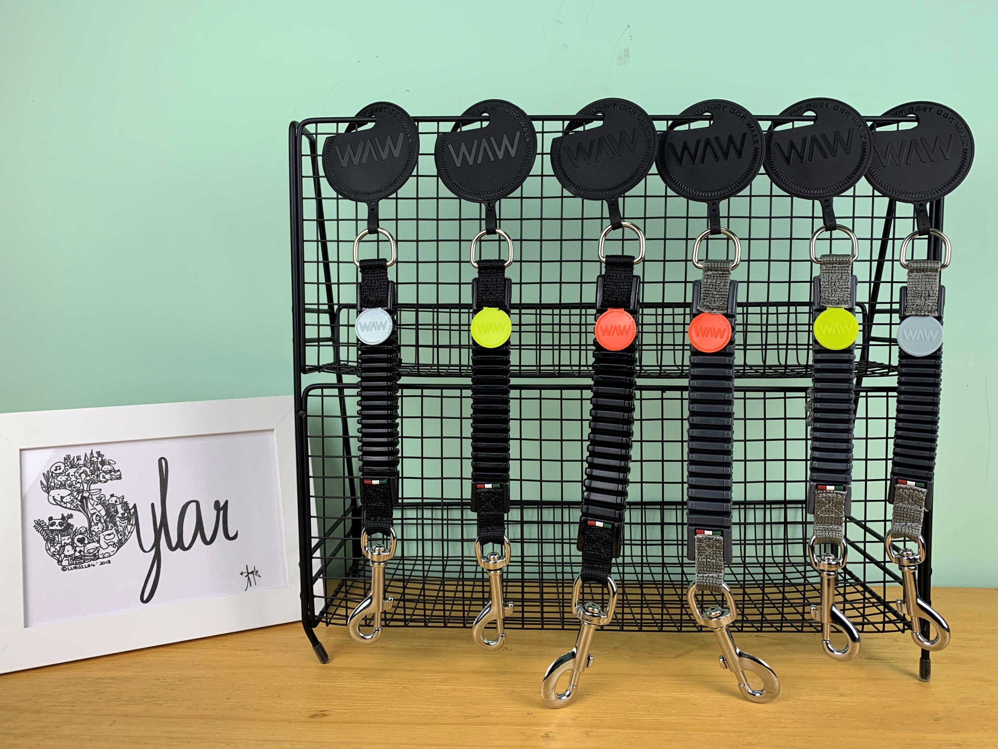 Italian WAW dog traction chest and back buffer absorbs explosion-proof shock to protect pet's cervical vertebrae from damage