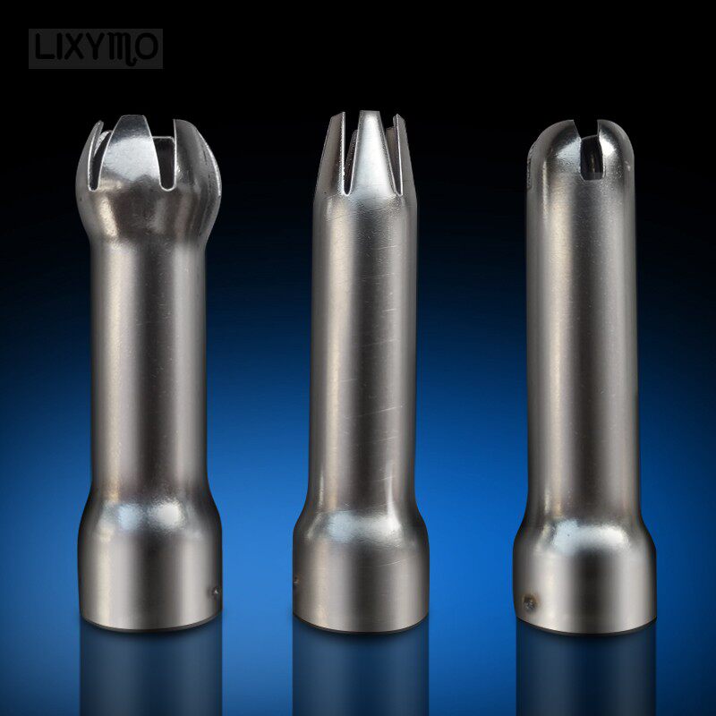 Cream milk bubble machine stainless steel decorative nozzle set of three