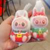 Cute Christmas Labubu Stress Relief Squishy Toy, Stress Relief Doll, Stress Relief Toy, Children's Class Gift Prize