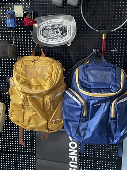 Children's lightweight backpack plaid contrasting color backpack