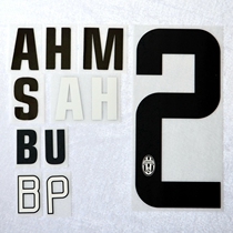 Spot Juventus 12-13-14-15 number number scattered letter printing (detailed)