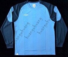 Футбольная форма 现货 umbro 10-12光板模板长袖门将服守门员球衣足球服60046u-v75
