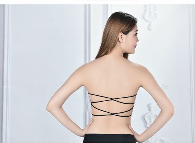 Áo quây lụa băng áo ngực không có dây đai vô hình ngực ống ngực chống ánh sáng đáy áo ngực không có dây miếng dán ngực