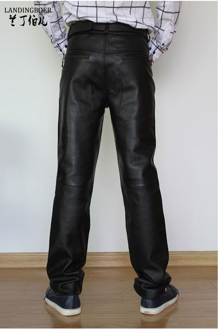 Pantalon cuir homme LANDINGBOER pour hiver - Ref 1492299 Image 13