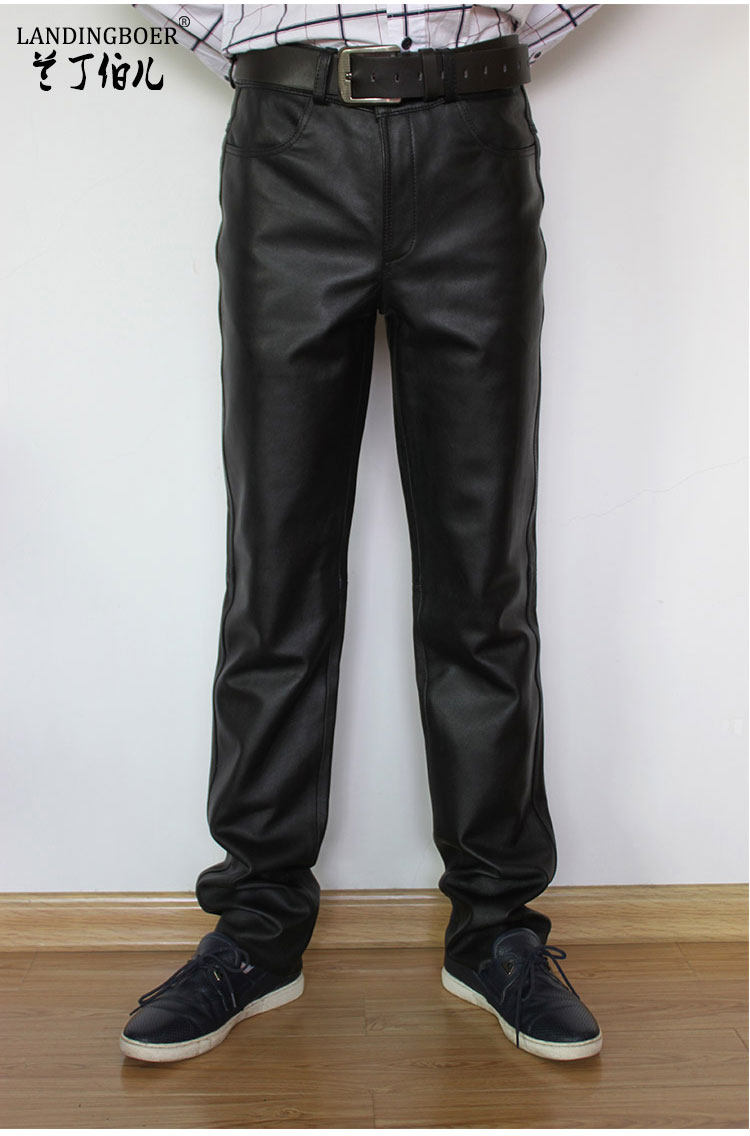 Pantalon cuir homme LANDINGBOER pour hiver - Ref 1492299 Image 11