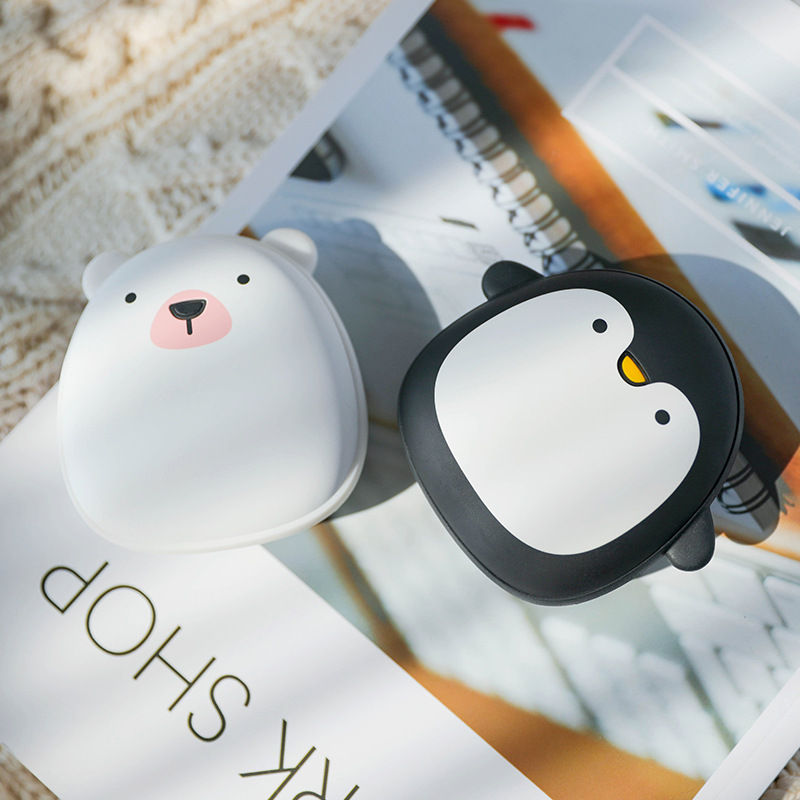 Creative Penguin Warm Hands Treasure Polar Species Polar Bear Recharge Warm Baby Animal Usb Charging Treasure Gift-Taobao