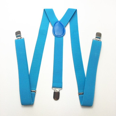 Trendy unisex pants suspenders super suspender clip elastic suspenders