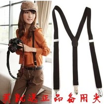 Tide new unisex suspenders suit pants suspenders clip British style suspenders suspenders clip non-slip clip
