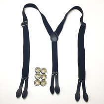 2017 new button style suspenders suspenders suspenders suspender clip unisex suspenders send buttons