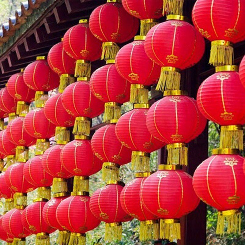 New Year Lanterns Dancing Winter Melon Light Han Style Palace Lantern Lantern Farmstead Relaxation Farm Wine Family Lantern Decoration Festival Scene