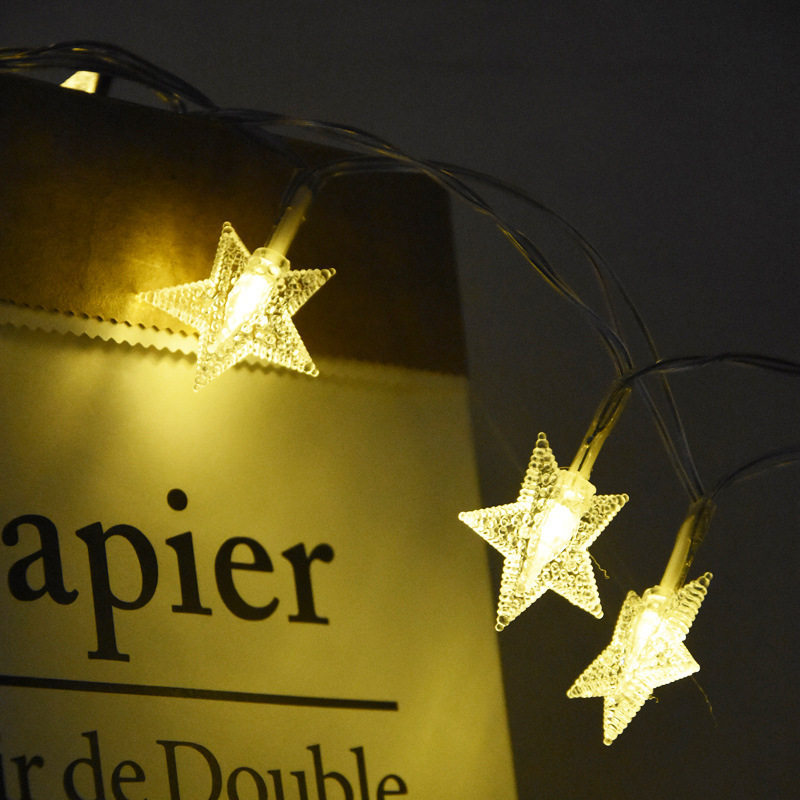 LED Stars Light String Full of Star Festival Birthday Decorations Wedding stage Placement of teen rooms with small colorful lights