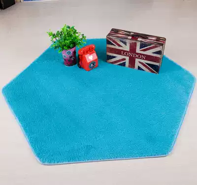 Children's tent with crawling mat round coral velvet surface non-slip carpet home bedroom mat environmentally friendly