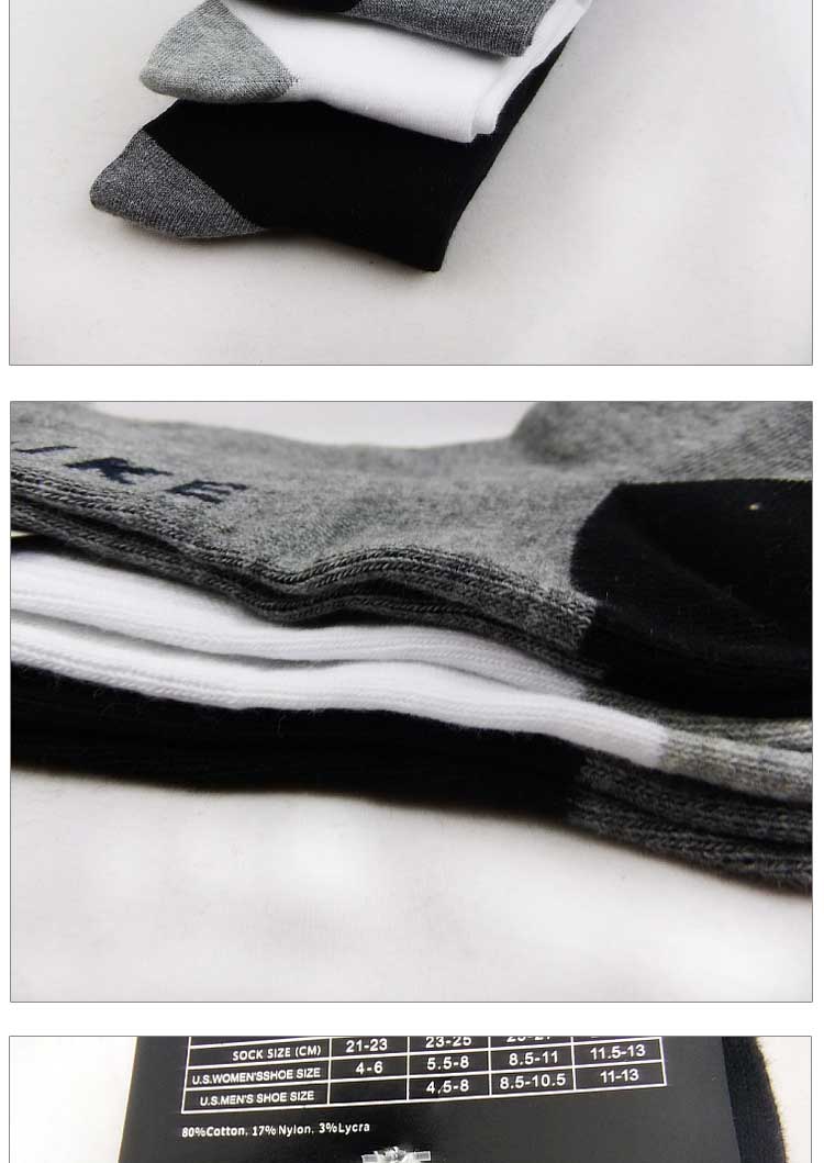 Vớ thể thao nam cotton cotton phần mỏng thấm hút mồ hôi tất vớ i trẻ em wazi mùa xuân và mùa thu vớ trong thói quen thắt lưng vớ thể thao dài