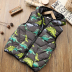 Quần áo trẻ em ấm áp cho bé trai vest vest 2018 quần áo mùa thu đông ở trẻ em lớn áo gió trùm đầu áo khoác không tay dày sỉ quần áo trẻ em Áo ghi lê