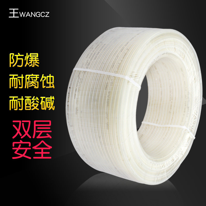 Taiwan brand paint pipe corrosion and acid-resistant double-layer thick Teflon spray gun explosion-proof paint pipe