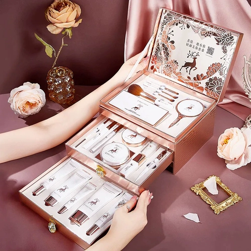 Косметический комплект, база под макияж, подарочная коробка, подходит для начинающих