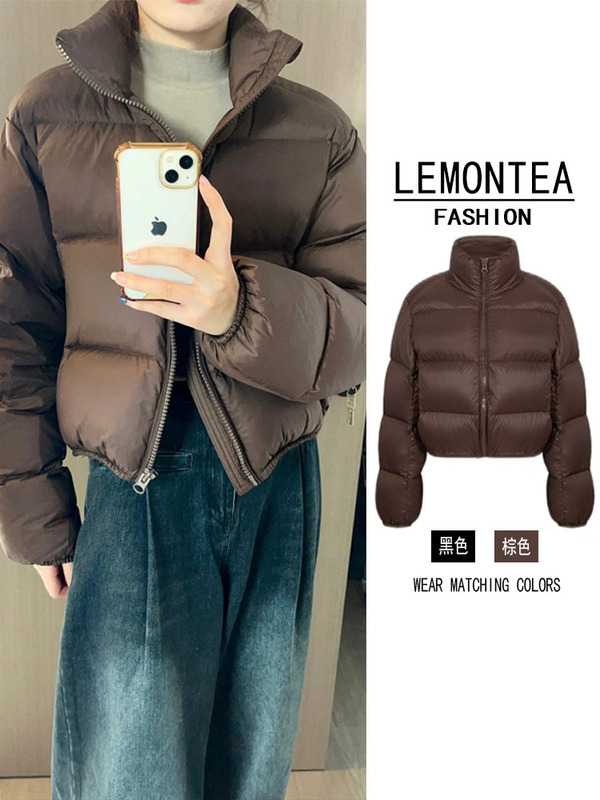 Women's Winter Short Cotton Coat, Korean Style, Loose down Cotton Jacket, Thickened Cotton-Padded Jacket, Korean Style Petite Puffer Jacket, Trendy Outerwear Women's Winter Short Cotton Coat, Korean Style, Loose down Cotton Jacket, Thickened Cotton-Padded Jacket, Korean Style Petite Puffer Jacket, Trendy Outerwear