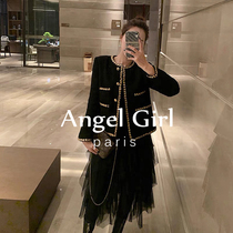 Sandro Duffy2021 newlady temperament tweed short coat spring and autumn French small fragrant wind cardigan top