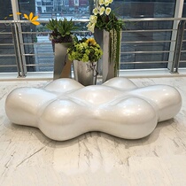 GRP Casual Chair Mall Cloud Seat Outdoor Garden Forest Landscape Rest Sitting Stool Large Square Beauty Chen Pendulum