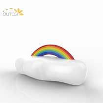 Creative glass fiber reinforced plastic leisure chair cloud chair amusement park public area childrens rest bench shopping mall beautiful Chen seat