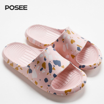 Slipper women Summer outside wear ins tide thick bottom couple cool cool lover stylish indoor home silent non-slip bathroom slippers men