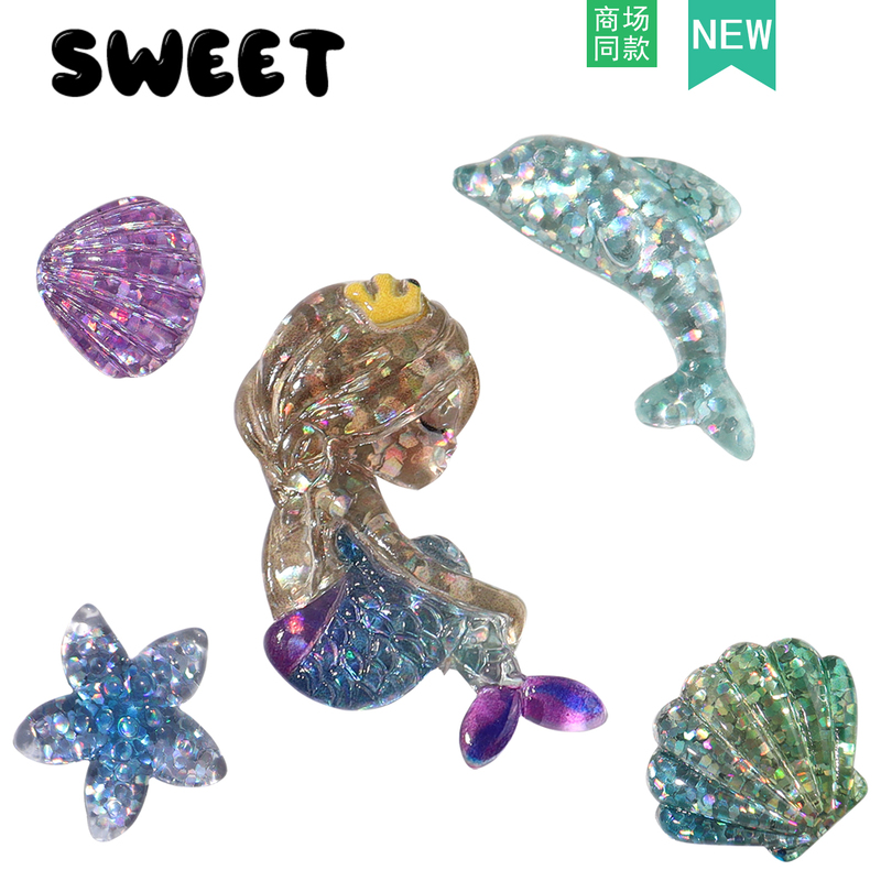 Deep-Sea Mermaid Clog Shoe Accessories, Exquisite Clog Shoe Charms, Suitable for Crocs Accessories, Cute Accessories, Clips Deep-Sea Mermaid Clog Shoe Accessories, Exquisite Clog Shoe Charms, Suitable for Crocs Accessories, Cute Accessories, Clips