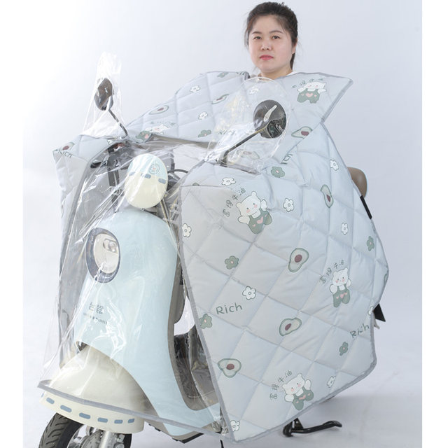 All-inclusive poncho style electric vehicle windshield suitable for all seasons