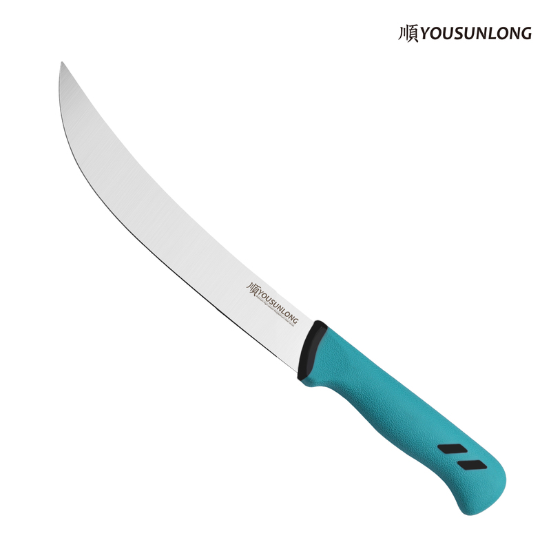 Yongshunlong Turkish Meat Cutting Knife, Molybdenum-Vanadium Steel Multi-Functional Slicing Knife, Restaurant Hotel Steak and Barbecue Dividing Knife