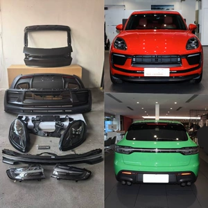 Старая модель Porsche Macan, новая модификация переднего бампера, модернизированный задний фонарь, освещение в гостиной, комплект объемного звучания Macan GTS третьего поколения